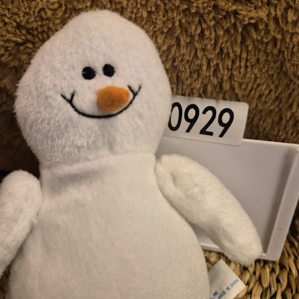 ✅TY Beanie Baby Coolston The Snowman 2007 Plush Stuffed Animal Toy#️⃣0929